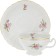 Tea Service 6/9 Bernadotte, Decor "Meissen Bouquet", 15 items