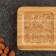 Menzhitsa wooden "Nuts", 17x9.5x1.5 cm