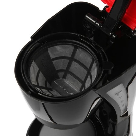 Vasilisa Coffee machine kV1-600, drip, 600 watts, 0.6 l, black and red-3