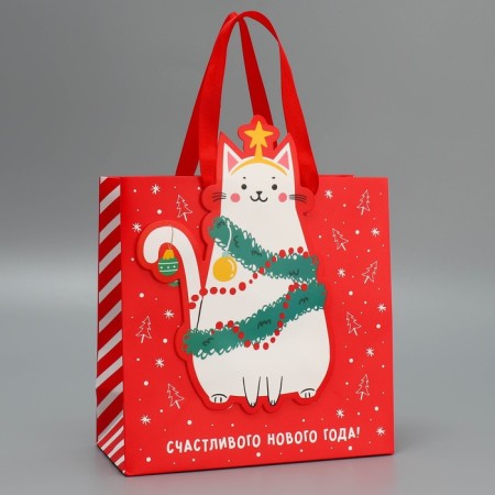 Gift package “Happy New Year!”, 22 x 22 x 10 cm, new year-2