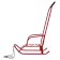 Sled "breeze 2", red color