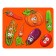 Stencil for drawing "vegetables", euro suspension, mix
