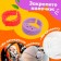 Developing toy-chain for teeth "Fruit rings"
