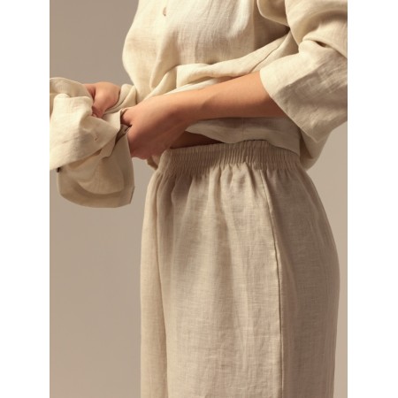 Women's suit (shirt and trousers) SL Home p. M, milk-6