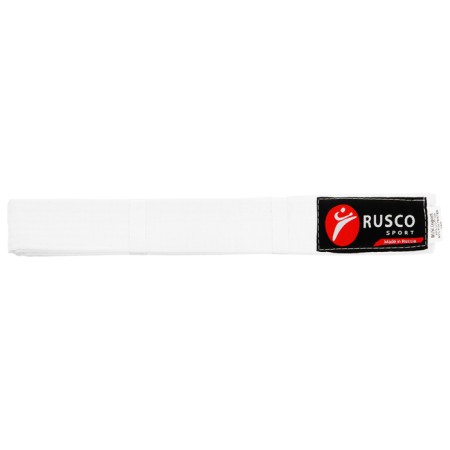 Ruscosport karate belt, length 2.6 m, white color-2