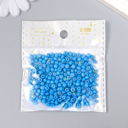 Round beads 6/0 "Northern Lights" (blue) 20 g-4