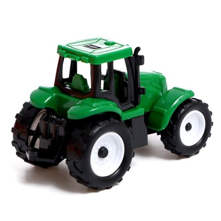 Game set "Farm", tractor, shed and animals, mix-5