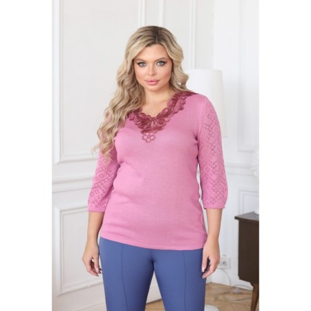 Female jumper, size 56, pink color-3