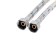 Flexible eyeliner for the Accoona A490-5, M10, 50 cm, set 2 pcs, stainless steel