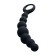 Anal stimulator Popo pleasure by toyfa carina, silicone, black color, 19 cm, d 3 cm