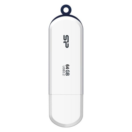 Flash drive Silicon Power 64gb Blaze B32 SP064GBUF32V1W USB3.0 White/blue/blue
