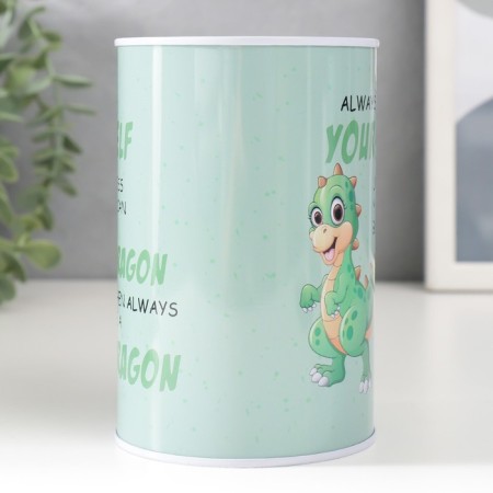 Piggy bank Metal "Dinosaur/Shark" MIX 8x8x12.5 cm-4
