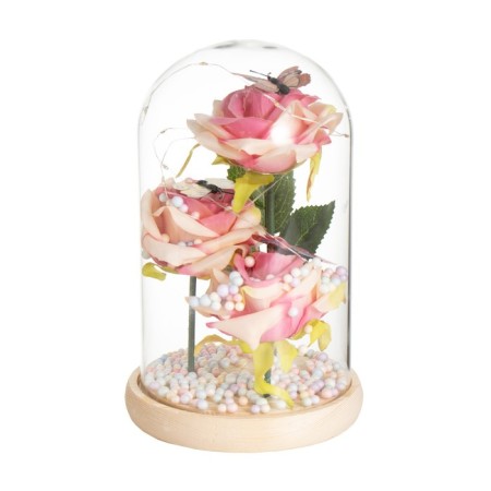 Nightlight "Flowers and butterflies" LED from batteries 3HAAA 13.5x13.5x20.5 cm Risalux-6