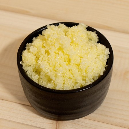 Body scrub in the package "Banana marmalade" 200 g with cosmetic oils-1