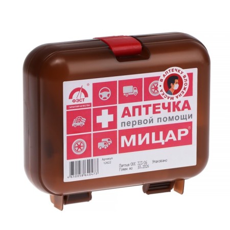 Automobile first -aid first -aid kit No. 1 "Mitsar" Road, case 5m