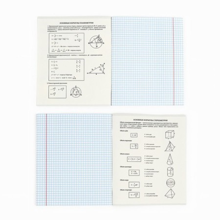Subject notebook A5, 36 liters on the paper clip “September 1: Russia. Geometry"-2