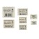 Set of Erasers 7 pieces Koh-I-Noor Elephant 300/08-300/80, white