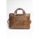Male portfolio, genuine leather de-gosa brown, 40x11x32 cm