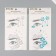 Stick plastic rhinestones "Flower patterns and tears-strata" mix 10x19 cm