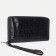 Women's wallet with lightning, black color