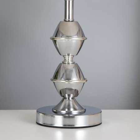 Table lamp "Femi" 1x40W E27 chrome 25x25x43cm-3