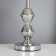 Table lamp "Femi" 1x40W E27 chrome 25x25x43cm