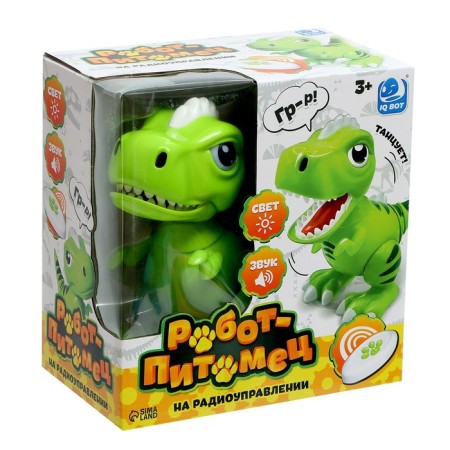 The robot dinosaur “Peter” IQ Bot, on the control panel, interactive: sound, light, dancing, on the battery-10