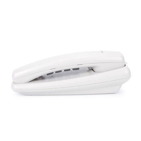 Texet TX 219 wired phone, re-set, foundation, indicator, light gray-2