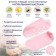 Moisturizing socks, with gel inserts, one size, pale pink color