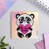 Magnet for the refrigerator "You are my love", holography, 7 x 7 cm