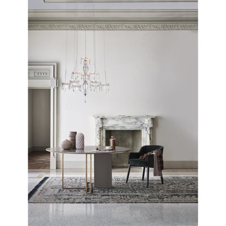 Suspended lamp 8x35W GU4, size 65x65x150 cm-2