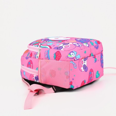 Baby backpack on lightning, pink color-2