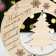 Wooden stand "Snowflakes", 150 x 150 x 60mm