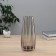 VAZA Glass "Milagros" Classic strip vertical, D-6cm, h-21x9 cm, gray