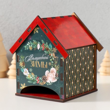 Tea house "Magic Winter" 10.5x9.5x12 cm