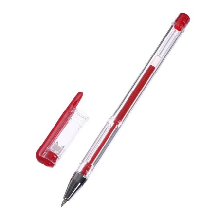 Set of gel pens 3 colors, blue, red, black, black body-2