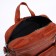 Women's backpack made of artificial leather with lightning, 2 pockets, redhead color