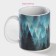 Mug - chameleon ceramic shade "The mysterious fox", 350 ml, white color