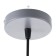 Bayerlux suspension lamp Bayerlux "drop" 1x40W E27 gray10x10x28-128 cm