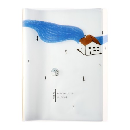 A4 folder format, with 60 transparent files, Mix River River-4