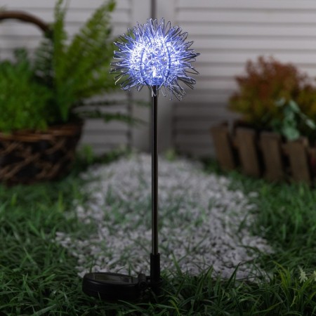 Garden lamp on the solar battery "Sea Hedgehog", 70 cm, 1 LED, glow white