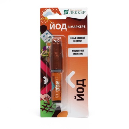Йод Lekker, маркер, тип-3, 5%, 5 мл-2