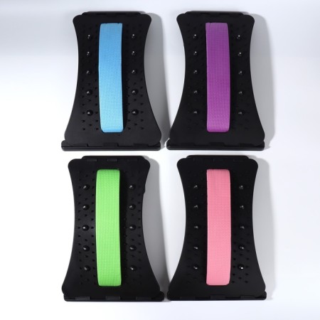 Massage for the back, three -level, with a magnet, 38 × 24.5 cm, color mix-14