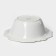 Porcelain salad Magistro "suite", 800 ml, d = 20.5 cm, white color