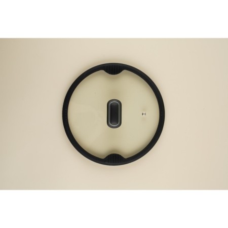 Poster - aluminum fried, d = 24 cm, h = 6.5 cm, anti -stick coating, induction, black color-4