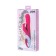 A vibrator with a clitoral stimulant Jos Elly, heated, pink, 21.5 cm