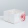 Capcake box, confectionery packaging, 4 cells “Age for Joy”, 16 x 16 x 10 cm