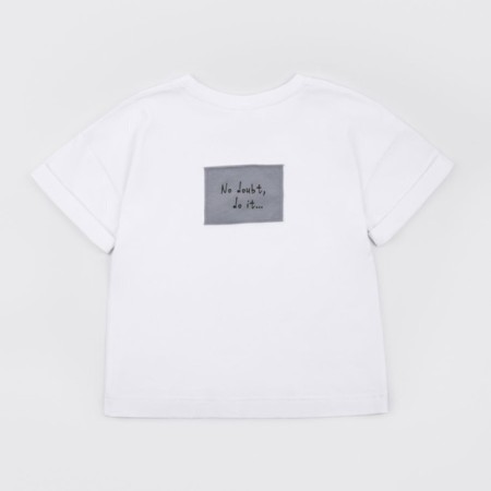 T -shirt Children's Amarobaby Stripe, height 116 cm, white color-9
