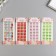 Stick plastic rhinestones "Rectangular crystals" mix 21.5x7 cm