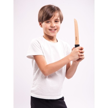 Wooden Sword Children's "Tanto", Black Color, Book-12